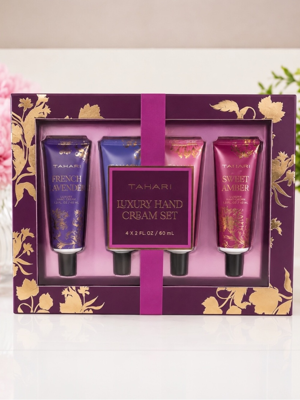 Tahari Luxury Hand Cream French Lavender Vanilla Jasmine Rose Bloom Sweet Amber